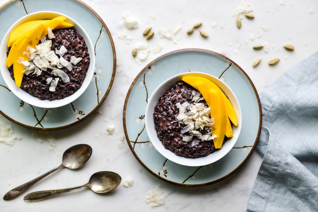 Black Rice Coconut Pudding Nourishing Meals®